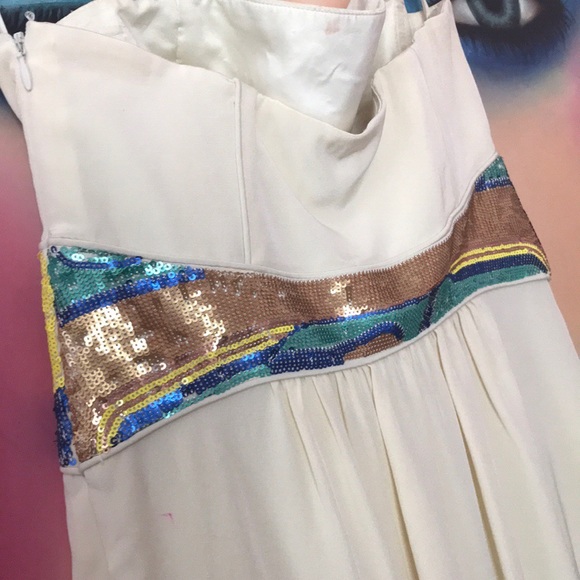 Tibi Strapless Sequined Dress - Picture 4 of 5